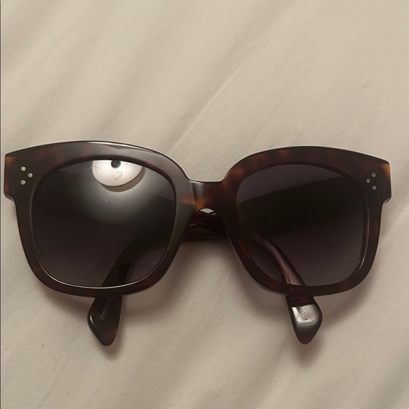 Celine Accessories - Celine Brown Tortoise Sunglasses